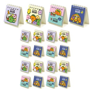 핑크풋 2025 당근 쪼꼬미 달력 4종 x 5p 세트, puple, ivoy, mint, navy, 1세트