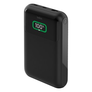 벨킨 부스트차지 프로 3포트 노트북용 65W 고속 충전 대용량 보조배터리 20K 20000mAh, 블랙, BPB020btBK