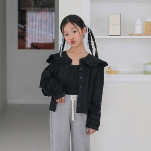 유잇 여아용 줄리엣 프릴 블라우스