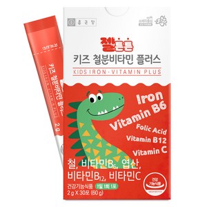 종근당 젤튼튼 키즈 철분비타민 플러스 30p, 60g, 1개