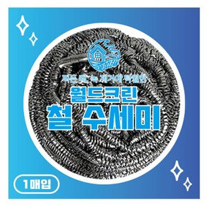 월드크린 철 수세미 40g, 1개입, 1개