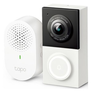 티피링크 5MP 스마트 카메라 도어벨 + 차임벨 세트 Tapo D130