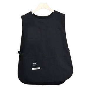 씨오브비 방수 멀티 포켓 앞치마, 블랙, 1개