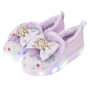 여아용 스타링 LED 털 ******온