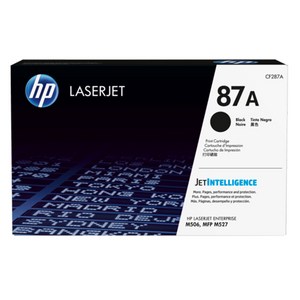 HP 정품 토너 CF287A No 87a, 검정, 1개