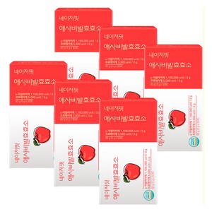 엠에스바이오텍 네이처핏 애플 사이다 비니거 발효효소30p, 90g, 6개