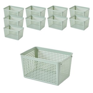 브리다 국내 제조 펜트리바구니 1호, 그린, 10개
