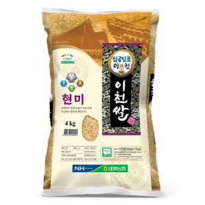 임금님표이천 이천쌀 현미, 4kg, 1개