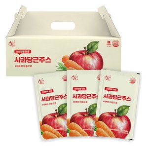 황금이네 사과당근주스, 100ml, 30개