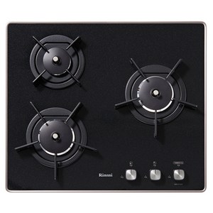 린나이 빌트인 가스레인지 블랙펄 3구 고객직접설치, RBR-PF3001D, LNG