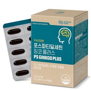 대상웰라이프 포스파티딜세린 징코 플러스 48g, 1개