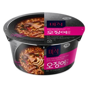 더미식 오징어 컵라면 127g, 1개