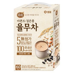 순작 아몬드 검은콩 율무차, 18g, 60개입, 1개