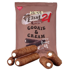 곡물그대로21 개미 크리스피롤 쿠키앤크림, 150g, 1개