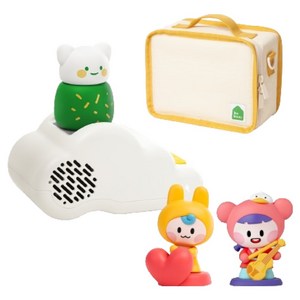 kokozi 정서 발달 음악동화 아띠 가방 + 코코지 고 + 마음친구 그루비 + 연주가 노벨 선물세트, 아이보리(아띠가방), 1세트