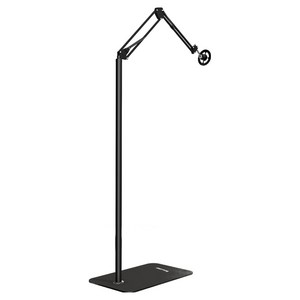 셀그립 맥세이프 자바라 휴대폰 태블릿 거치대 140cm, 블랙, 1개