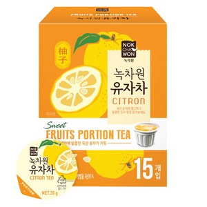 녹차원 유자차포션, 30g, 15개입, 1개