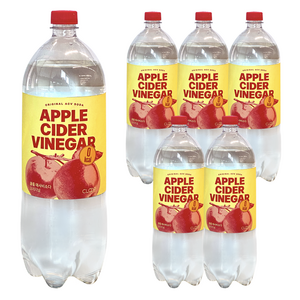 클룹 애사비소다 오리지널 제로 애플 사이다 비니거, 1.5L, 6개