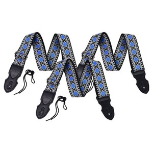 블루코지 버스킹 감성 기타 스트랩 + 끈 + 초크 3p 세트 09, 1개