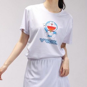 빅터 여성용 도라에몽 리미티드 에디션 티셔츠 T-501DRM