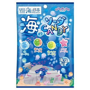 센자쿠 바다의 소다 캔디 봄&여름 랜덤발송, 80g, 1개