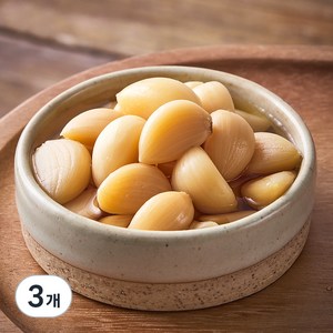 반찬단지 알마늘 절임, 1kg, 3개