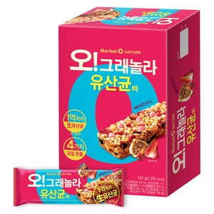 마켓오네이처 오 그래놀라 유산균바, 35g, 15개