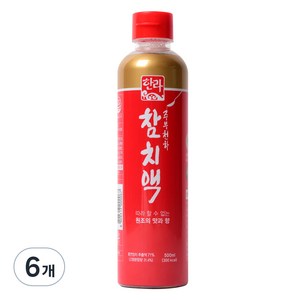 한라식품 참치액, 500ml, 6개