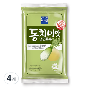 면사랑 동치미맛 냉면육수, 5kg, 4개