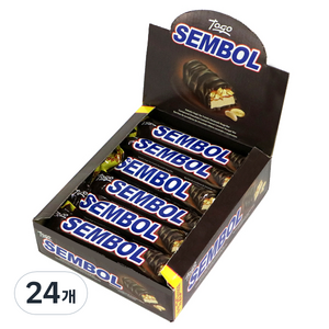 셈볼 누가 초코바, 50g, 24개