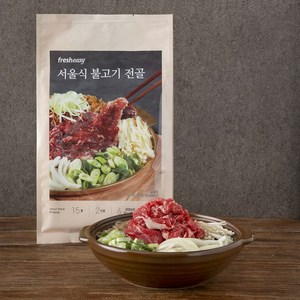 프레시지 서울식 불고기 전골 밀키트 2인분, 424.5g, 1개