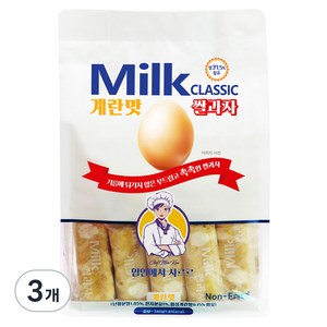 밀크클래식쌀과자 계란맛, 3개, 240g