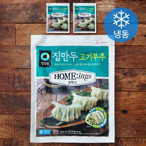 대상 호밍스 집만두 고기부추 (냉동), 320g, 3개