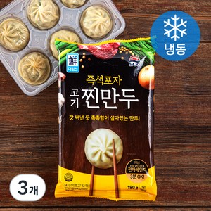 사조 즉석 포자 찐만두 (냉동), 180g, 3개