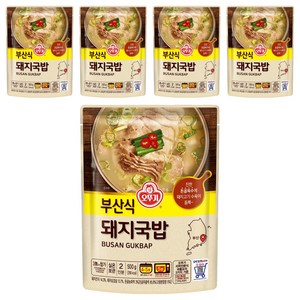 오뚜기 부산식 돼지국밥, 500g, 5개