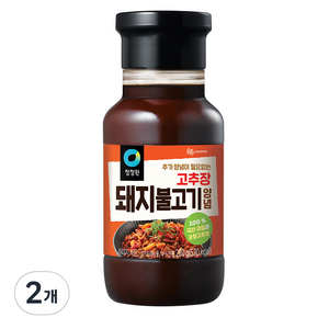 청정원 고추장 돼지불고기 양념, 280g, 2개