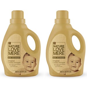 네이쳐러브메레 유아 오리지널 세탁세제 허브가든향 1800ml, 1.8L, 2개