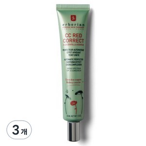 에르보리앙 레드 코렉트 CC크림 SPF25, 45ml, 3개