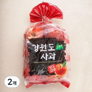 다조은 강원도 고랭지 당도선별 사과, 1.5kg(중과, 6~7입), 2개