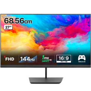 한성컴퓨터 68.56cm FHD IPS 144 게이밍 모니터, TFG27F14P(일반)