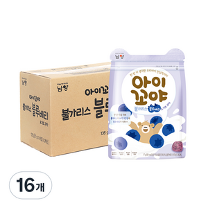 아이꼬야 불가리스 요거트 과자 17 g, 블루베리, 17g, 16개