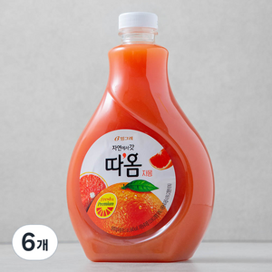 따옴 자몽주스, 1.6L, 6개