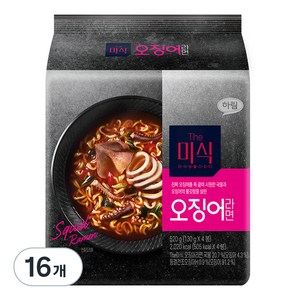 더미식 오징어라면 130g, 16개