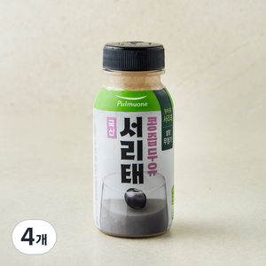 풀무원녹즙 서리태 콩즙두유, 4개, 180ml