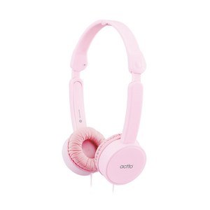 엑토 청력보호 접이식 C타입 키즈 헤드셋, BKS-86, 핑크