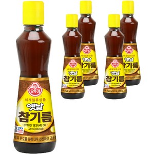 오뚜기옛날 참기름, 320ml, 5개