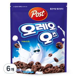 오레오오즈 시리얼, 250g, 6개