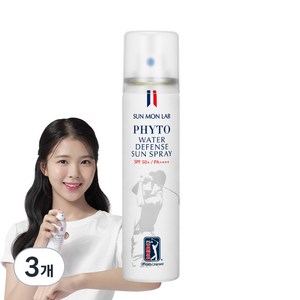 선몬랩 피토 워터 디펜스 선스프레이 SPF50+ PA++++, 80ml, 3개