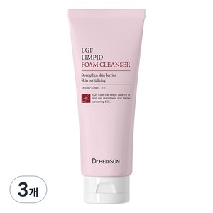 닥터헤디슨 EGF 림피드 폼 클렌저, 180ml, 3개
