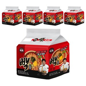 백쿡 빽라면 115g, 20개